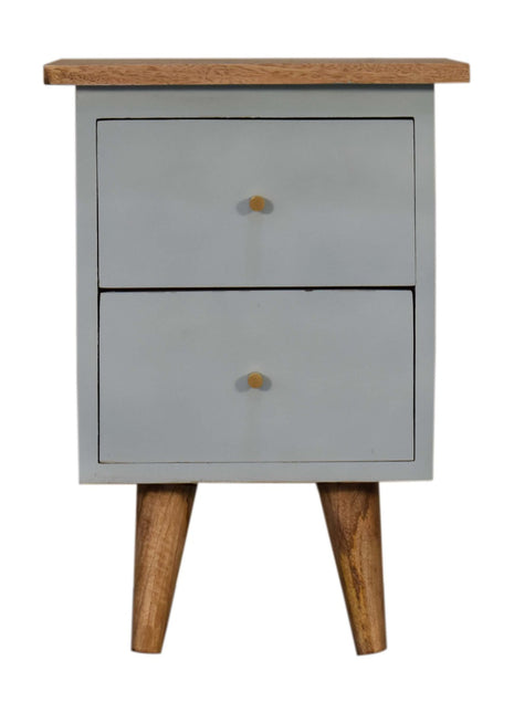 Sky Blue Hand Painted Bedside