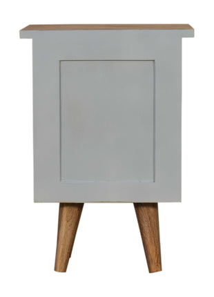 Sky Blue Hand Painted Bedside