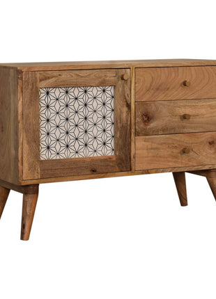Geo Screen Print Cabinet