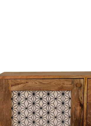 Geo Screen Print Cabinet