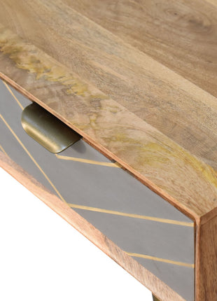 Cement Brass Cable Writing Desk