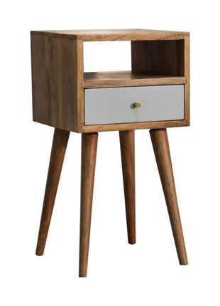 Mini Sky Blue Hand Painted Bedside