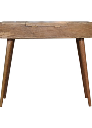 Oak-ish Round Dressing Table