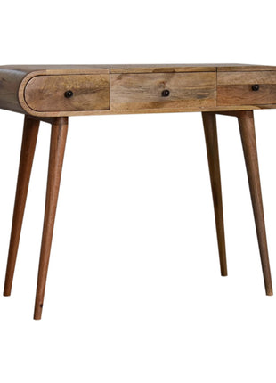 Oak-ish Round Dressing Table