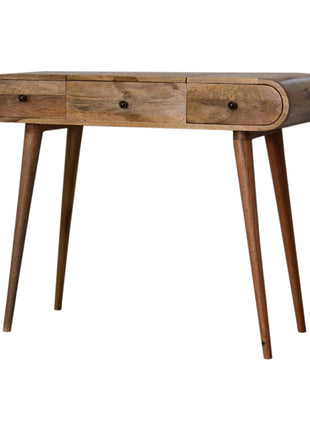 Oak-ish Round Dressing Table