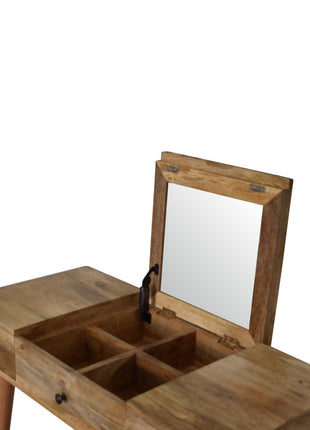 Oak-ish Round Dressing Table