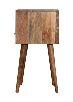 Mini Brick Red Hand Painted Bedside