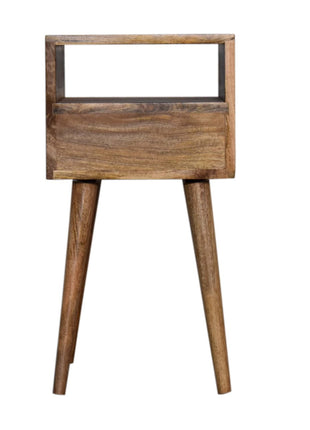 Mini Brick Red Hand Painted Bedside