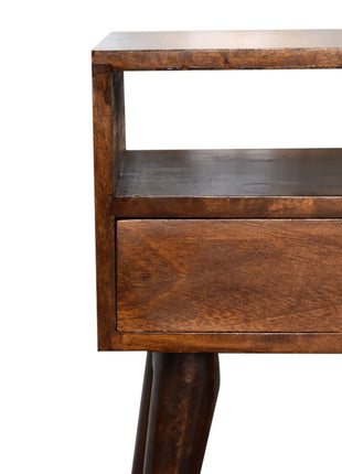 Modern Chestnut Solid Wood Bedside