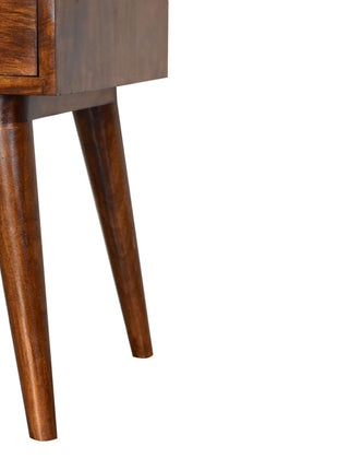 Modern Chestnut Solid Wood Bedside