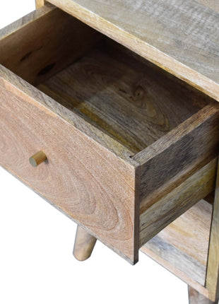 Oak-ish Bedside