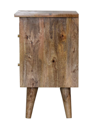Oak-ish Bedside
