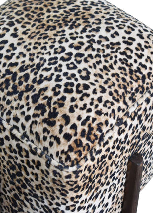 Leopard Footstool
