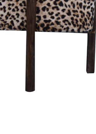Leopard Footstool