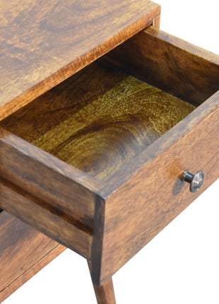 Mini 2 Drawer Chestnut Bedside