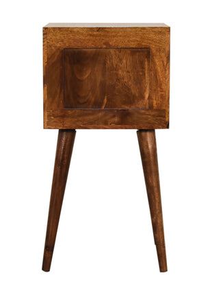 Mini 2 Drawer Chestnut Bedside