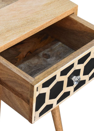 Mini Bone Inlay Bedside