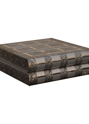 Navy Double Jewellery Box