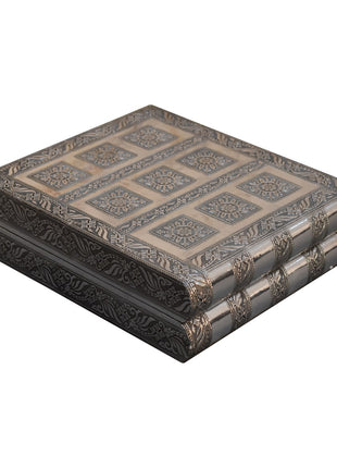 Navy Double Jewellery Box