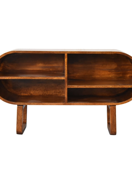 Chestnut Open Circular Media Unit