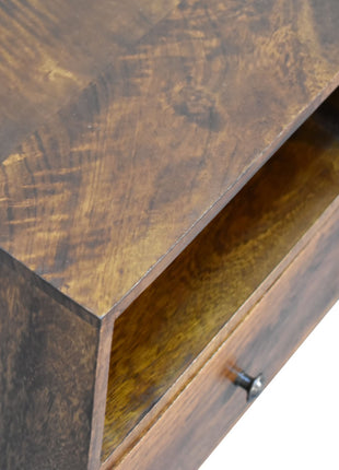 Chestnut Nordic 3 Drawer TV Unit