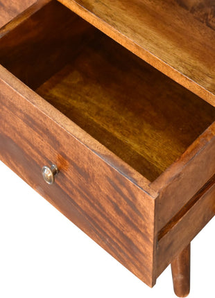 Chestnut Nordic 3 Drawer TV Unit
