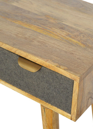 Grey Tweed Writing Desk