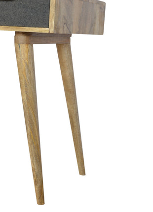 Grey Tweed Writing Desk