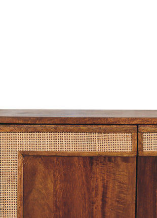 Carved Chestnut Cabinet