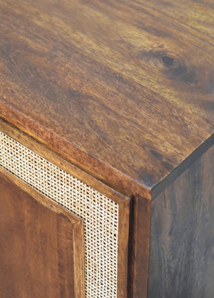 Carved Chestnut Cabinet