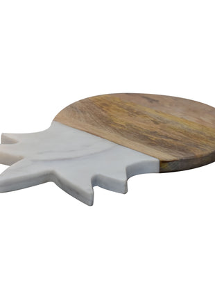 Schneidebrett aus Marmor in Ananasform