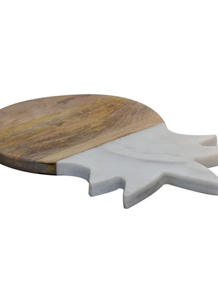 Schneidebrett aus Marmor in Ananasform