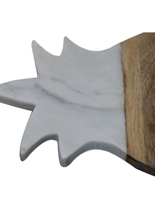 Schneidebrett aus Marmor in Ananasform