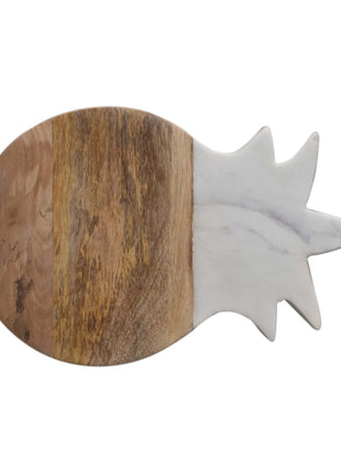 Schneidebrett aus Marmor in Ananasform
