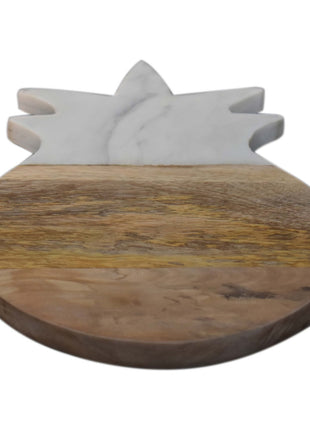 Schneidebrett aus Marmor in Ananasform