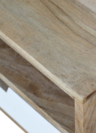 White Painted Drawer Bedside Table