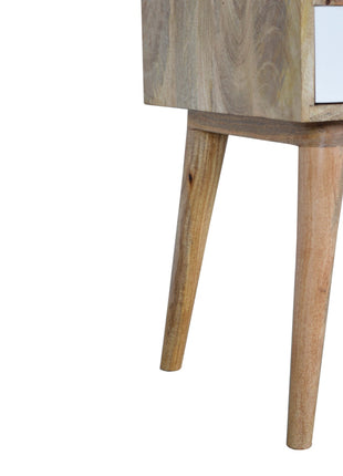 White Painted Drawer Bedside Table