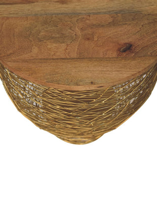 Netted Metal Side Table
