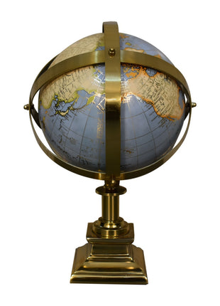 Grey Globe with Gold Frame