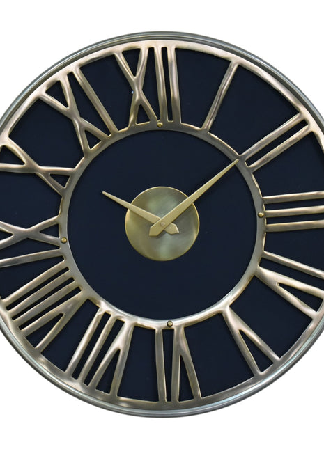 Black and Gold Wall Clock