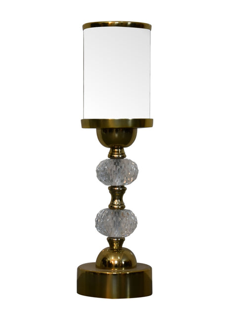 Bubble Metal Glass Candle Holder