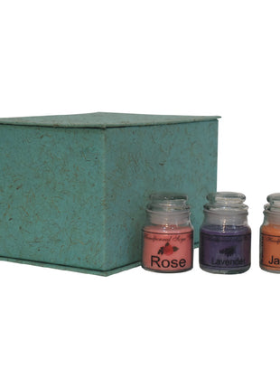 Hourglass Candles (Rose, Lav, Jas)