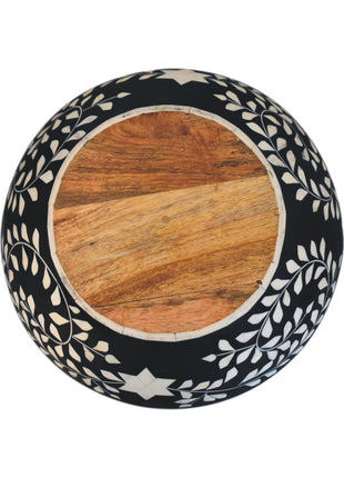 Floral Resin Inlay Bowl Set