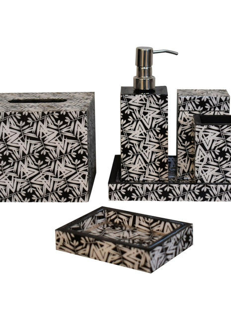 Aztec Print Bathroom Set of 6