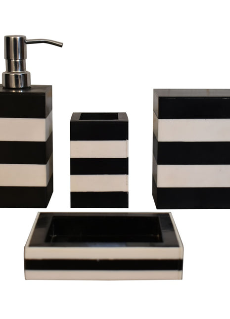 Resin Wood Bathroom Set of 4