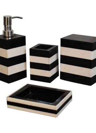 Resin Wood Bathroom Set of 4