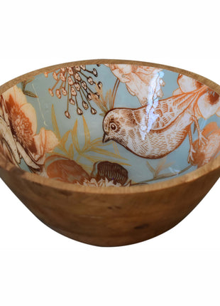 Floral Bird Bowl Set of 2
