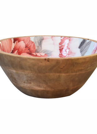 Pink Floral Bowl Set of 2