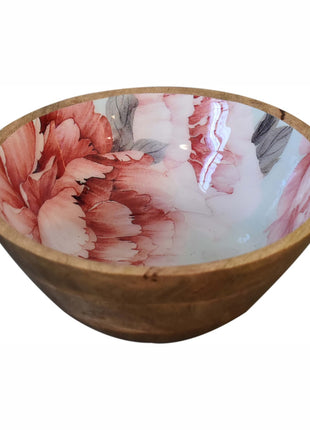 Pink Floral Bowl Set of 2