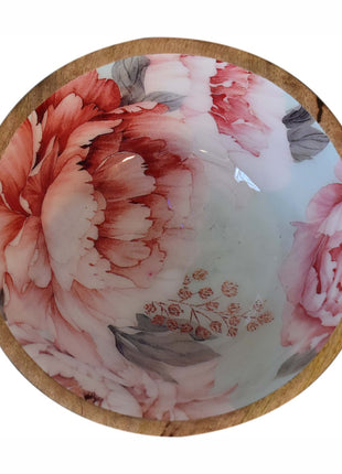 Pink Floral Bowl Set of 2